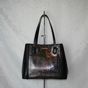 BRAHMIN MEDIUM JULIAN MULTI FLORIN LEATHER